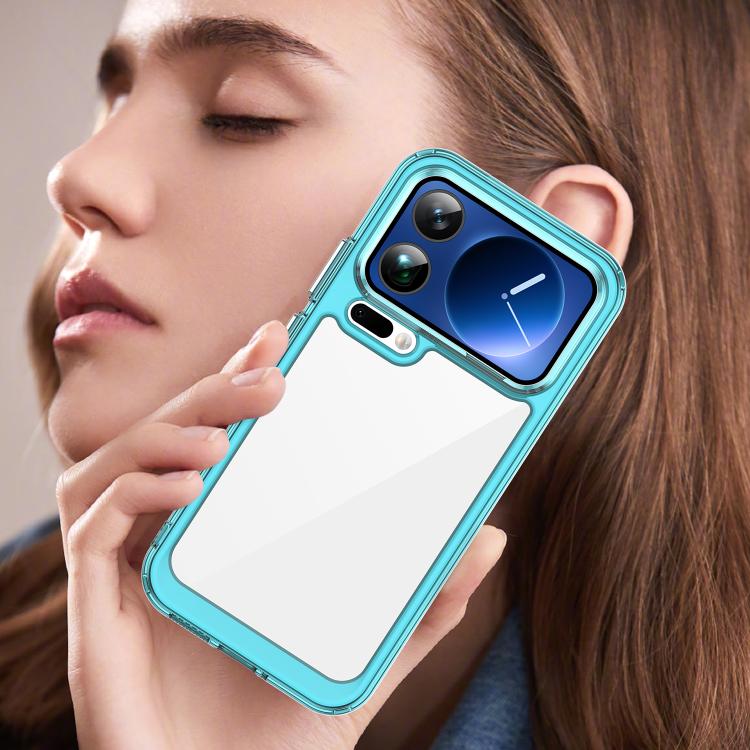 For Xiaomi 17 Pro Max Colorful Series Acrylic Hybrid TPU Phone Case