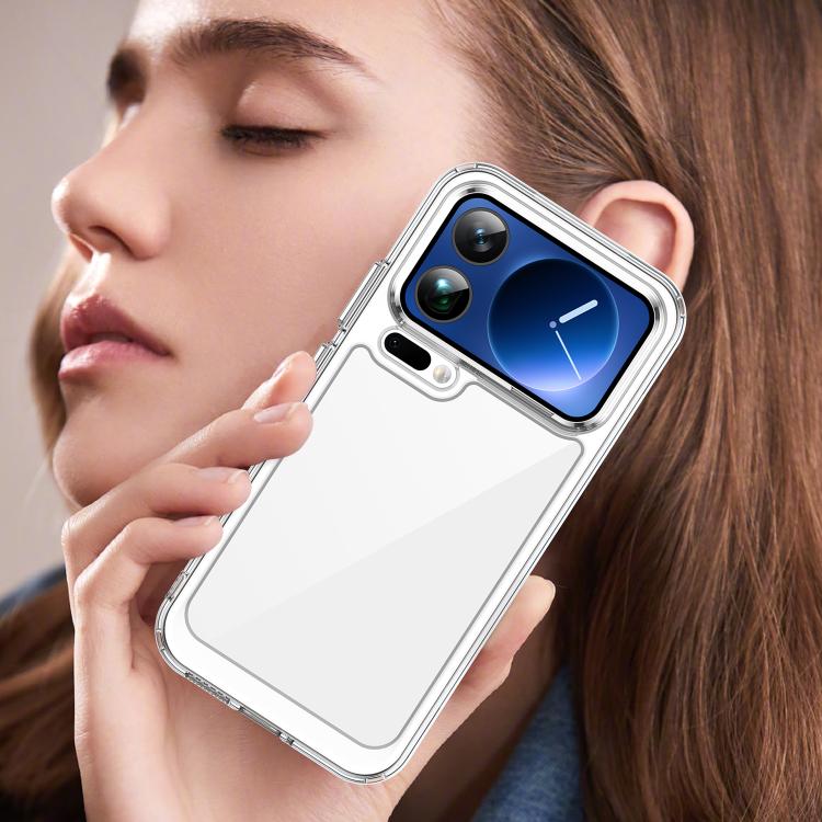 For Xiaomi 17 Pro Max Colorful Series Acrylic Hybrid TPU Phone Case