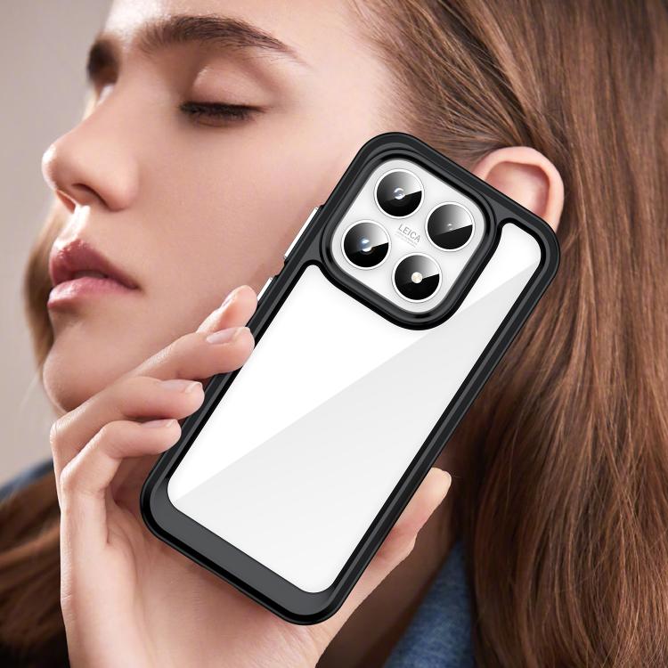 For Xiaomi 17 Colorful Series Acrylic Hybrid TPU Phone Case