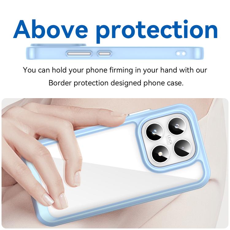 For Xiaomi 17 Colorful Series Acrylic Hybrid TPU Phone Case