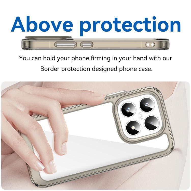 For Xiaomi 17 Colorful Series Acrylic Hybrid TPU Phone Case