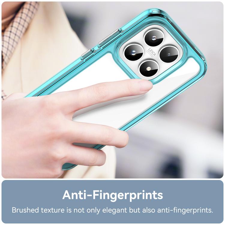 For Xiaomi 17 Colorful Series Acrylic Hybrid TPU Phone Case