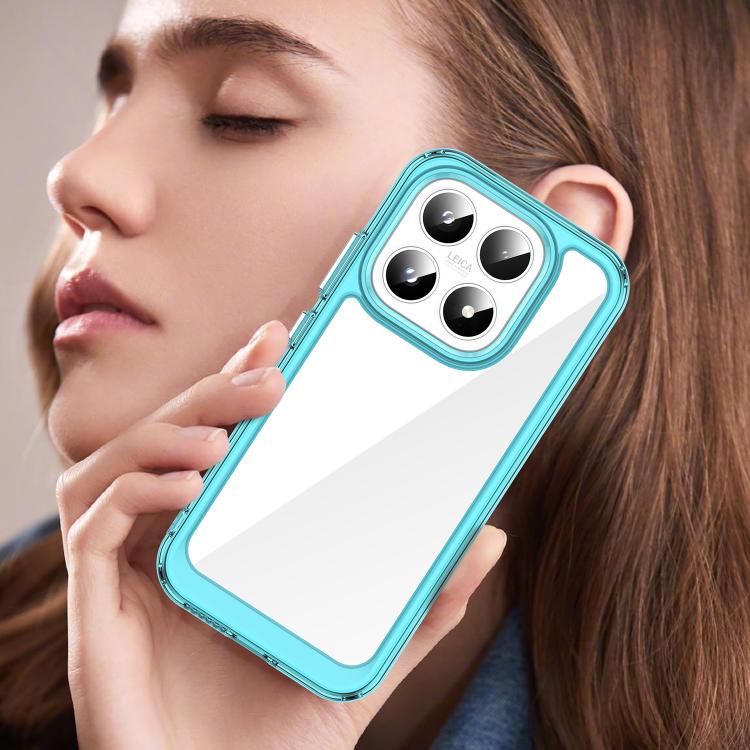For Xiaomi 17 Colorful Series Acrylic Hybrid TPU Phone Case