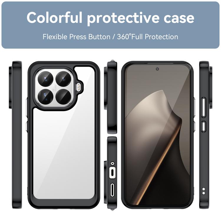 For Xiaomi 15T Pro 5G Colorful Series Acrylic Hybrid TPU Phone Case