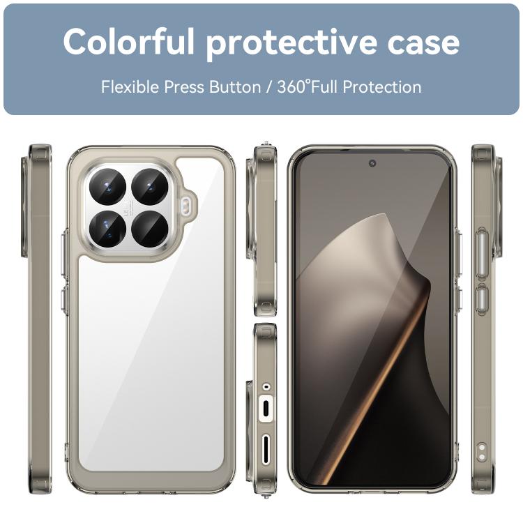 For Xiaomi 15T Pro 5G Colorful Series Acrylic Hybrid TPU Phone Case