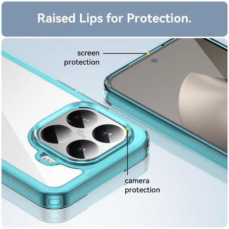 For Xiaomi 15T Pro 5G Colorful Series Acrylic Hybrid TPU Phone Case