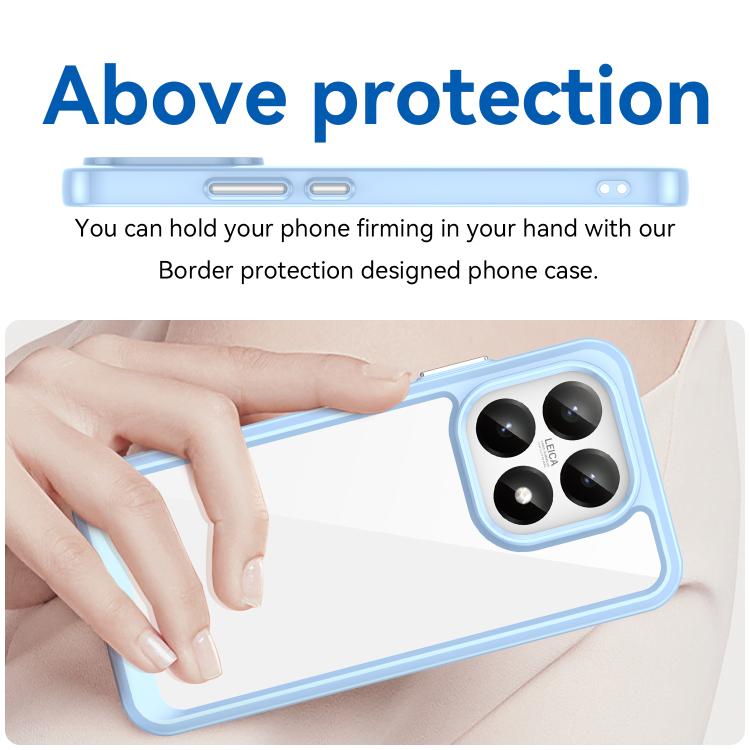 For Xiaomi 15T 5G Colorful Series Acrylic Hybrid TPU Phone Case