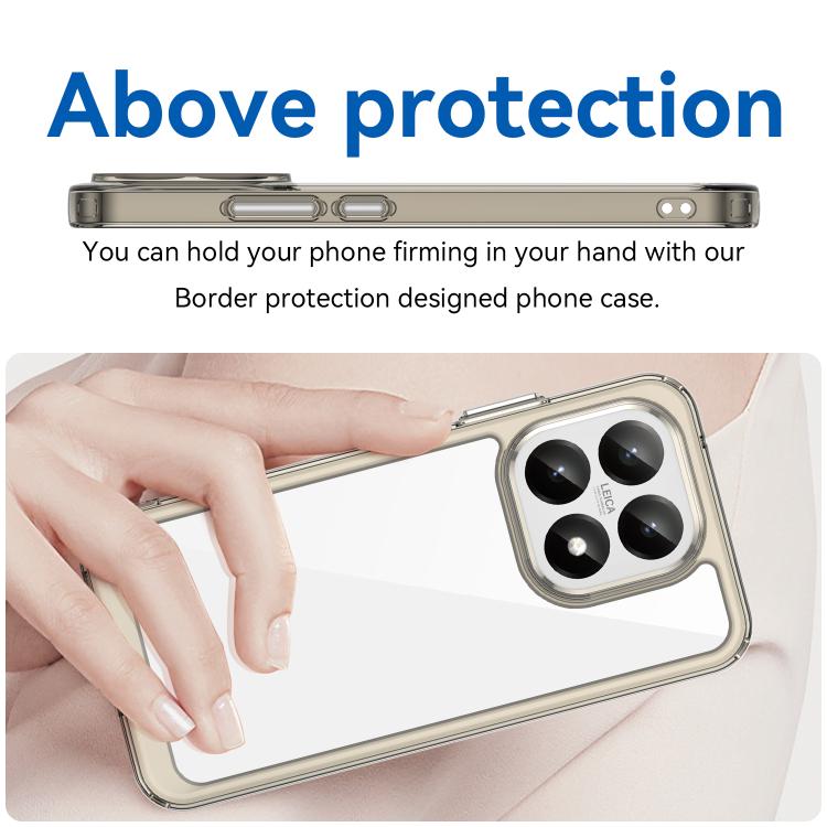 For Xiaomi 15T 5G Colorful Series Acrylic Hybrid TPU Phone Case