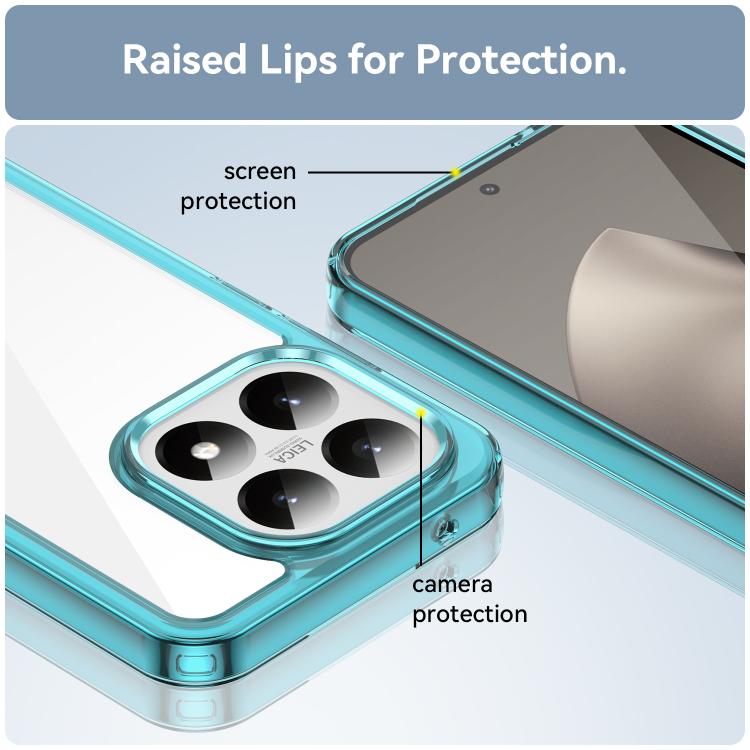 For Xiaomi 15T 5G Colorful Series Acrylic Hybrid TPU Phone Case