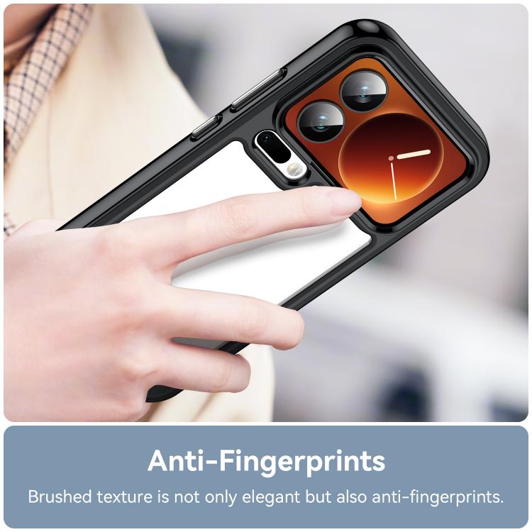 For Xiaomi 17 Pro Colorful Series Acrylic Hybrid TPU Phone Case