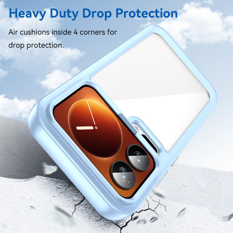 For Xiaomi 17 Pro Colorful Series Acrylic Hybrid TPU Phone Case
