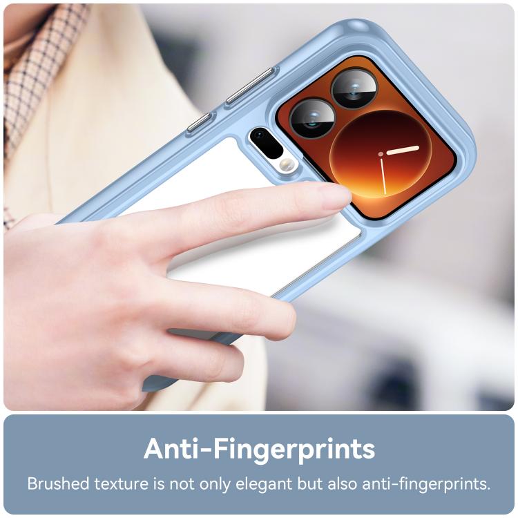 For Xiaomi 17 Pro Colorful Series Acrylic Hybrid TPU Phone Case