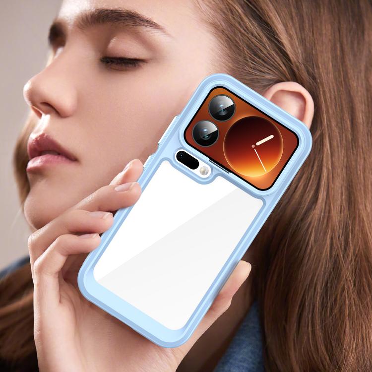 For Xiaomi 17 Pro Colorful Series Acrylic Hybrid TPU Phone Case