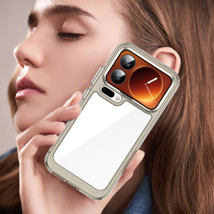 For Xiaomi 17 Pro Colorful Series Acrylic Hybrid TPU Phone Case