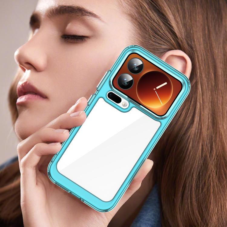 For Xiaomi 17 Pro Colorful Series Acrylic Hybrid TPU Phone Case