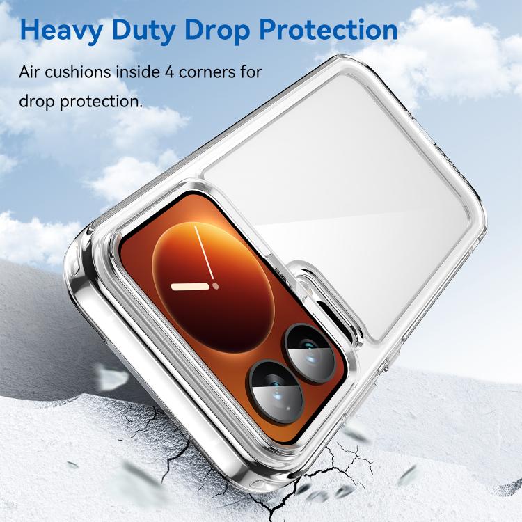 For Xiaomi 17 Pro Colorful Series Acrylic Hybrid TPU Phone Case