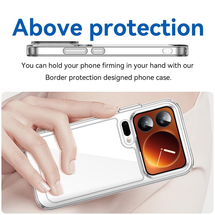 For Xiaomi 17 Pro Colorful Series Acrylic Hybrid TPU Phone Case