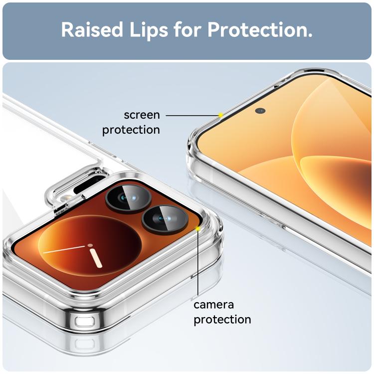 For Xiaomi 17 Pro Colorful Series Acrylic Hybrid TPU Phone Case