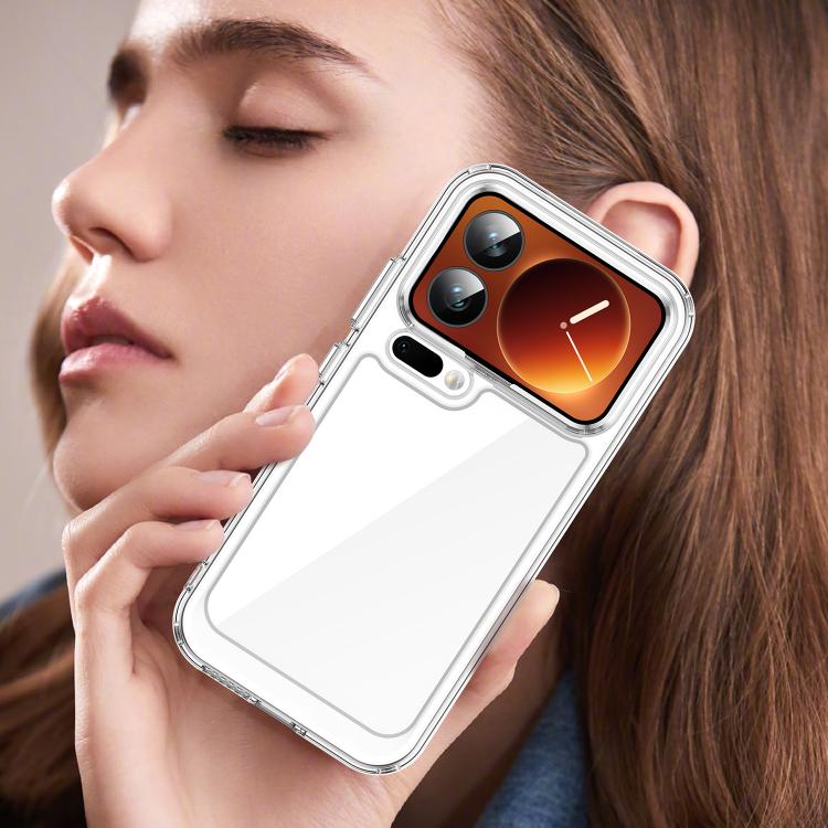 For Xiaomi 17 Pro Colorful Series Acrylic Hybrid TPU Phone Case
