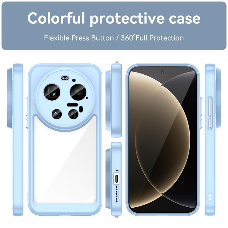 For Xiaomi 17 Ultra Colorful Series Acrylic Hybrid TPU Phone Case