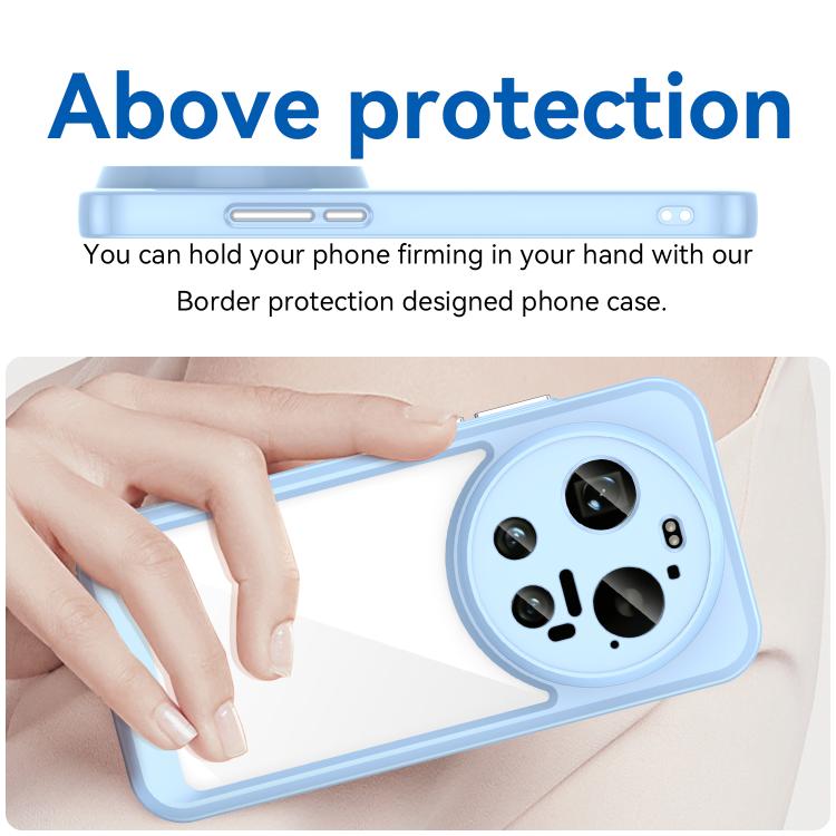 For Xiaomi 17 Ultra Colorful Series Acrylic Hybrid TPU Phone Case