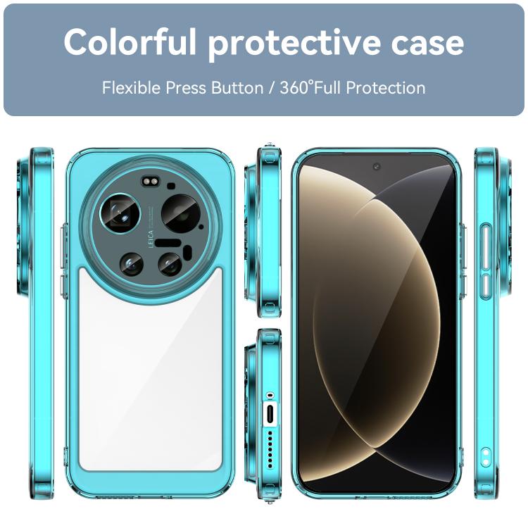 For Xiaomi 17 Ultra Colorful Series Acrylic Hybrid TPU Phone Case