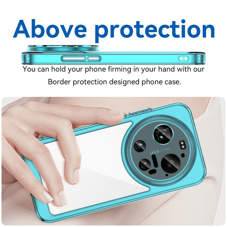 For Xiaomi 17 Ultra Colorful Series Acrylic Hybrid TPU Phone Case