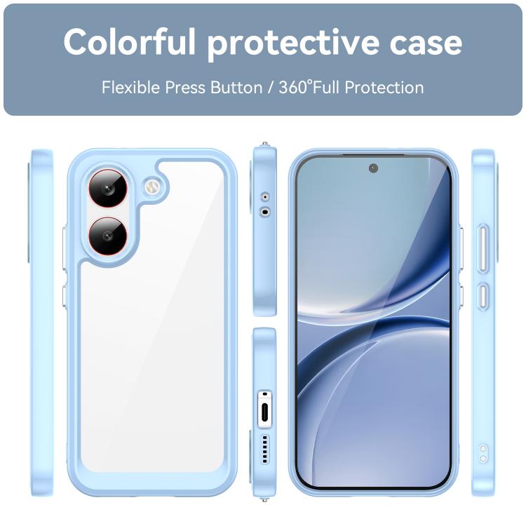 For Xiaomi Poco X8 Pro 5G Colorful Series Acrylic Hybrid TPU Phone Case