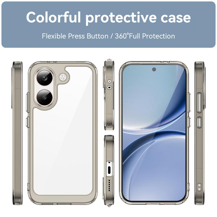 For Xiaomi Poco X8 Pro 5G Colorful Series Acrylic Hybrid TPU Phone Case