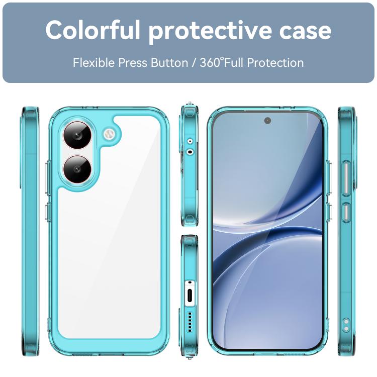 For Xiaomi Poco X8 Pro 5G Colorful Series Acrylic Hybrid TPU Phone Case
