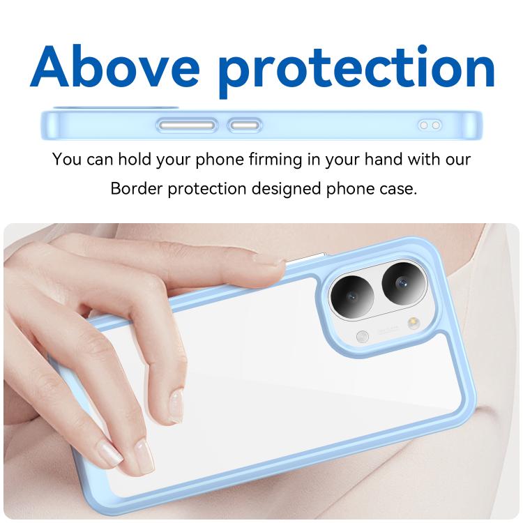 For Xiaomi Poco X8 Pro Max 5G Colorful Series Acrylic Hybrid TPU Phone Case