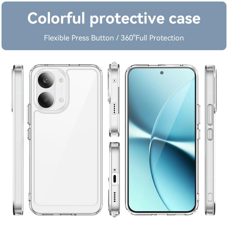 For Xiaomi Poco X8 Pro Max 5G Colorful Series Acrylic Hybrid TPU Phone Case