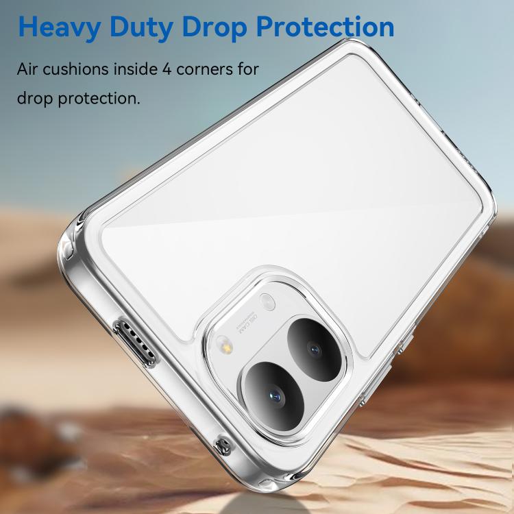 For Xiaomi Poco X8 Pro Max 5G Colorful Series Acrylic Hybrid TPU Phone Case