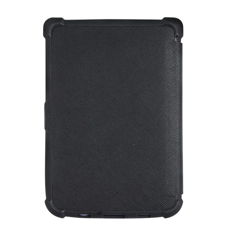 For Pocketbook B606 628 633 632 627 616 Cross Texture Deformation TPU Leather Smart Tablet Case