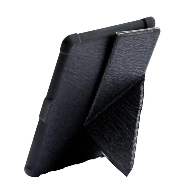 For Pocketbook B606 628 633 632 627 616 Cross Texture Deformation TPU Leather Smart Tablet Case