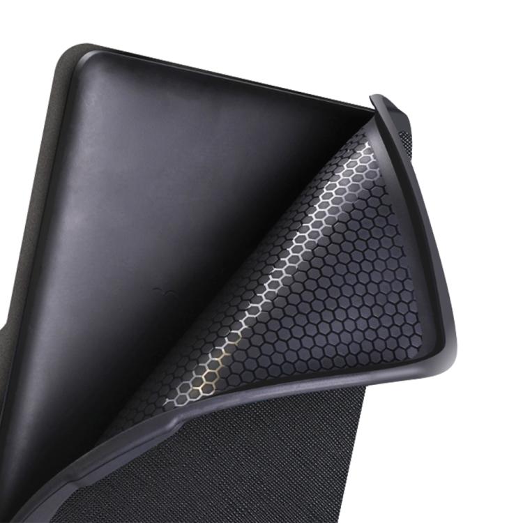 For Pocketbook B606 628 633 632 627 616 Cross Texture Deformation TPU Leather Smart Tablet Case