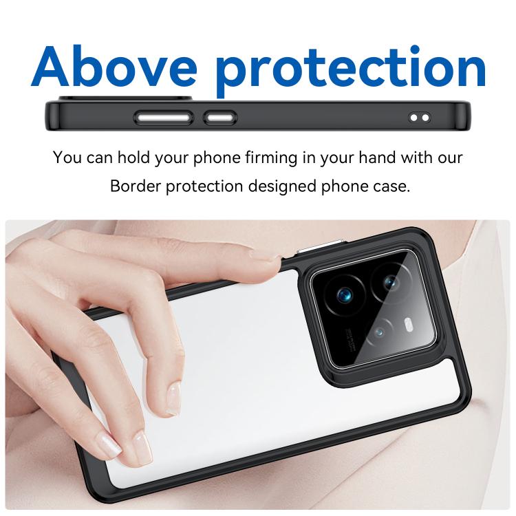 For Realme GT 7 Pro Colorful Series Acrylic Hybrid TPU Phone Case