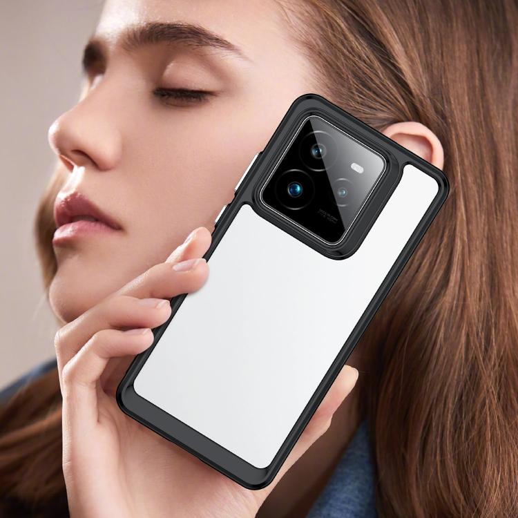 For Realme GT 7 Pro Colorful Series Acrylic Hybrid TPU Phone Case