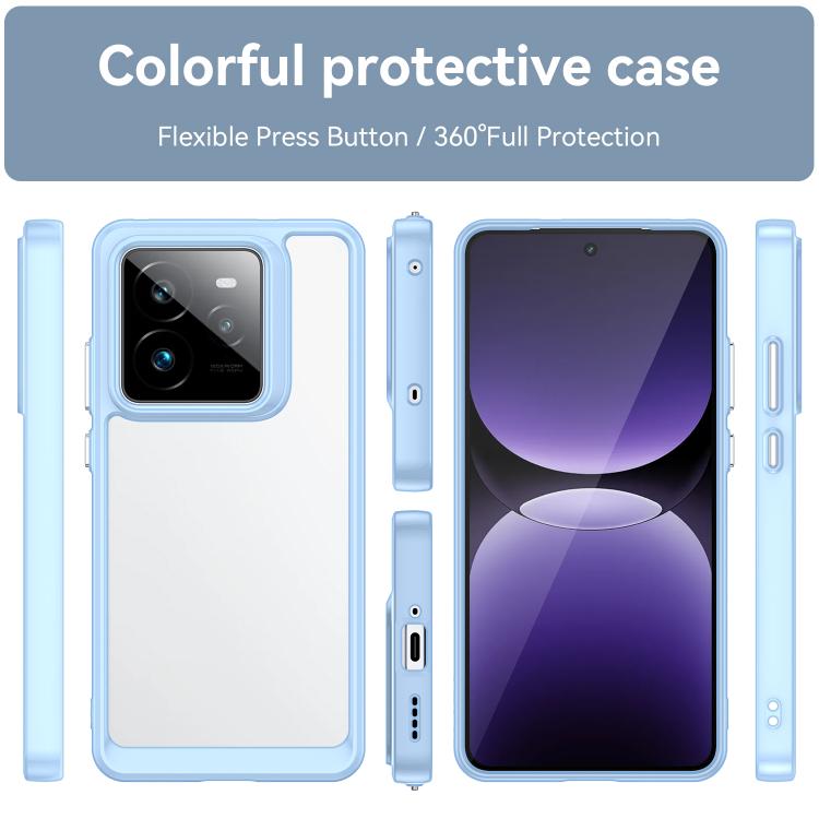 For Realme GT 7 Pro Colorful Series Acrylic Hybrid TPU Phone Case