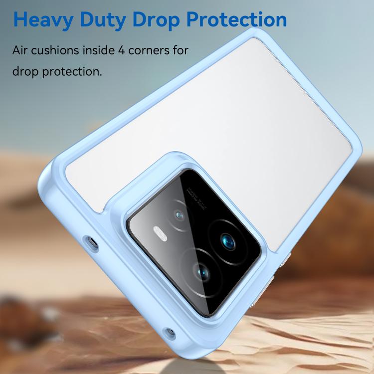 For Realme GT 7 Pro Colorful Series Acrylic Hybrid TPU Phone Case