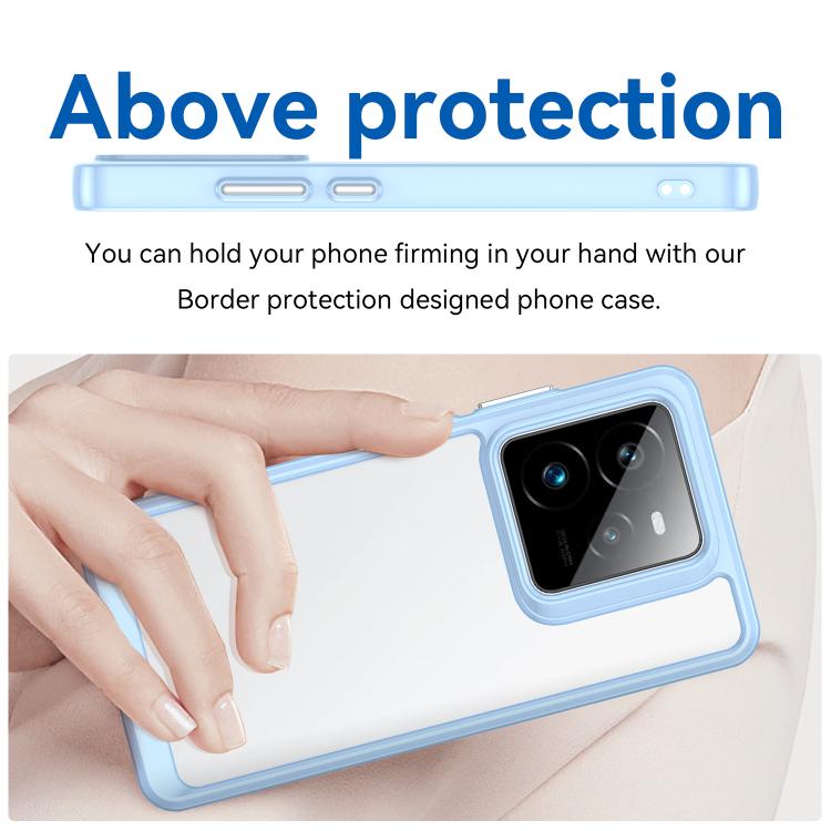 For Realme GT 7 Pro Colorful Series Acrylic Hybrid TPU Phone Case