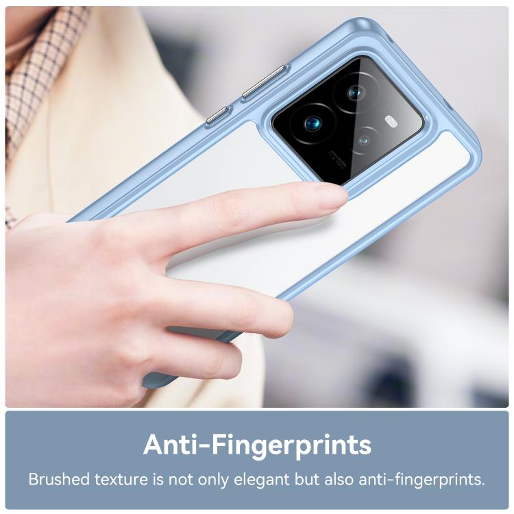 For Realme GT 7 Pro Colorful Series Acrylic Hybrid TPU Phone Case