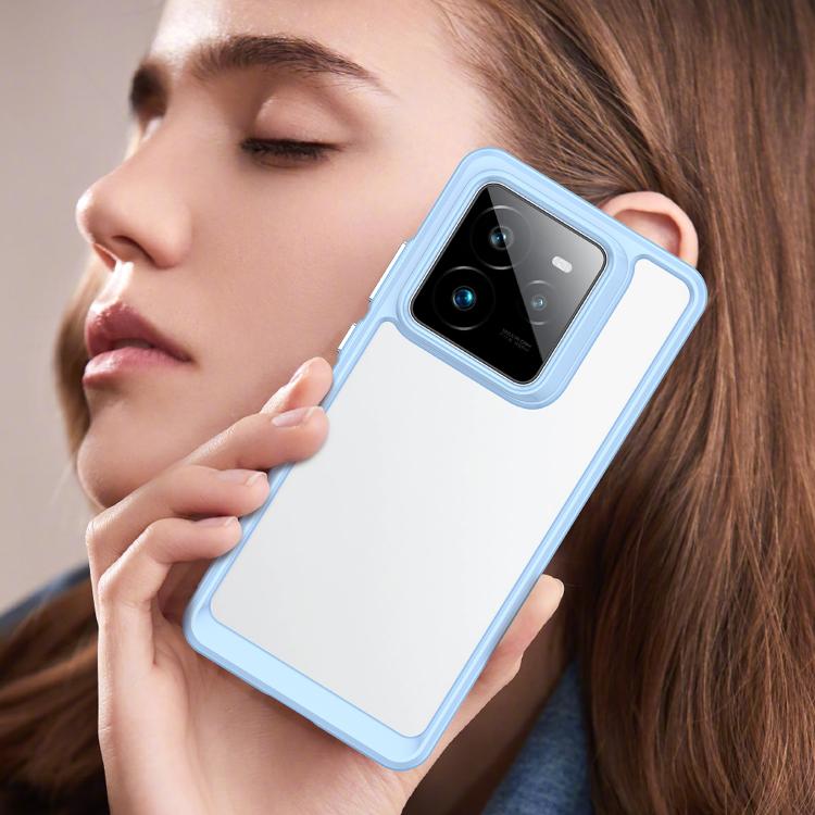 For Realme GT 7 Pro Colorful Series Acrylic Hybrid TPU Phone Case
