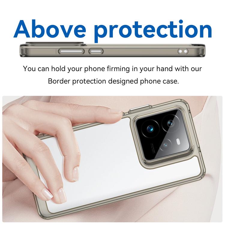 For Realme GT 7 Pro Colorful Series Acrylic Hybrid TPU Phone Case