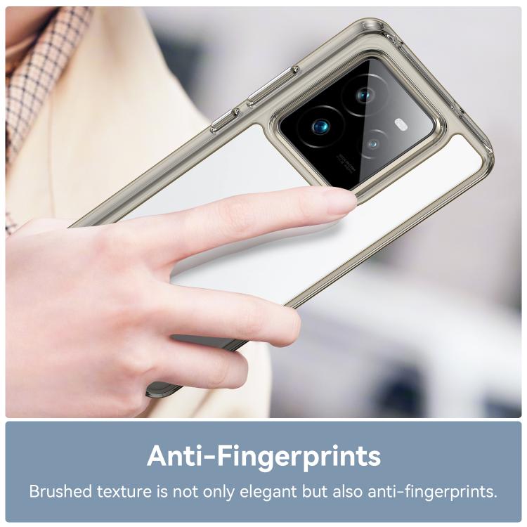 For Realme GT 7 Pro Colorful Series Acrylic Hybrid TPU Phone Case