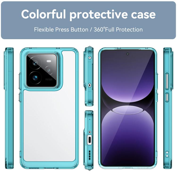 For Realme GT 7 Pro Colorful Series Acrylic Hybrid TPU Phone Case