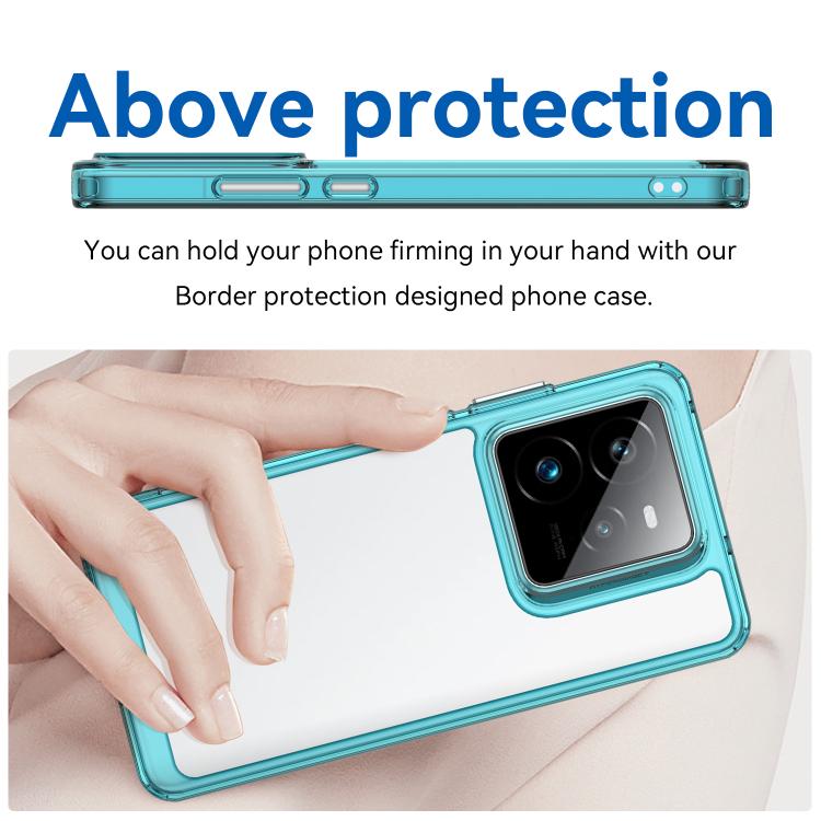 For Realme GT 7 Pro Colorful Series Acrylic Hybrid TPU Phone Case