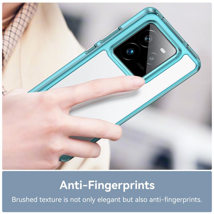 For Realme GT 7 Pro Colorful Series Acrylic Hybrid TPU Phone Case