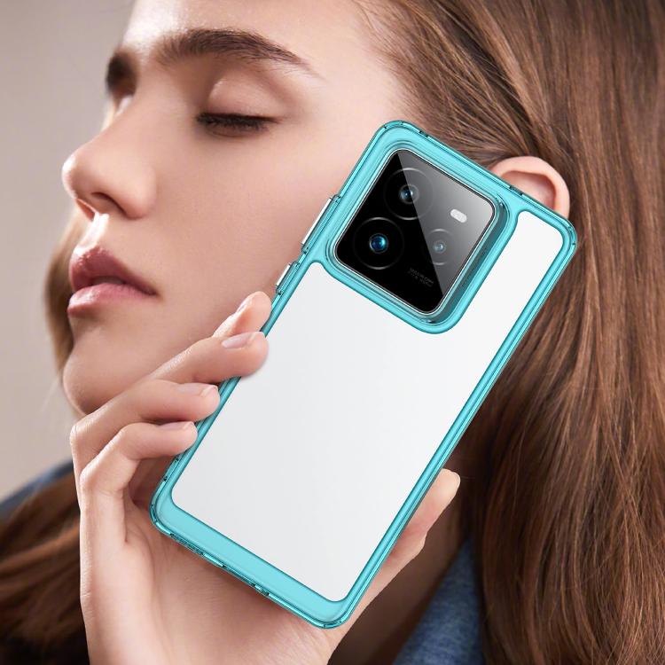 For Realme GT 7 Pro Colorful Series Acrylic Hybrid TPU Phone Case