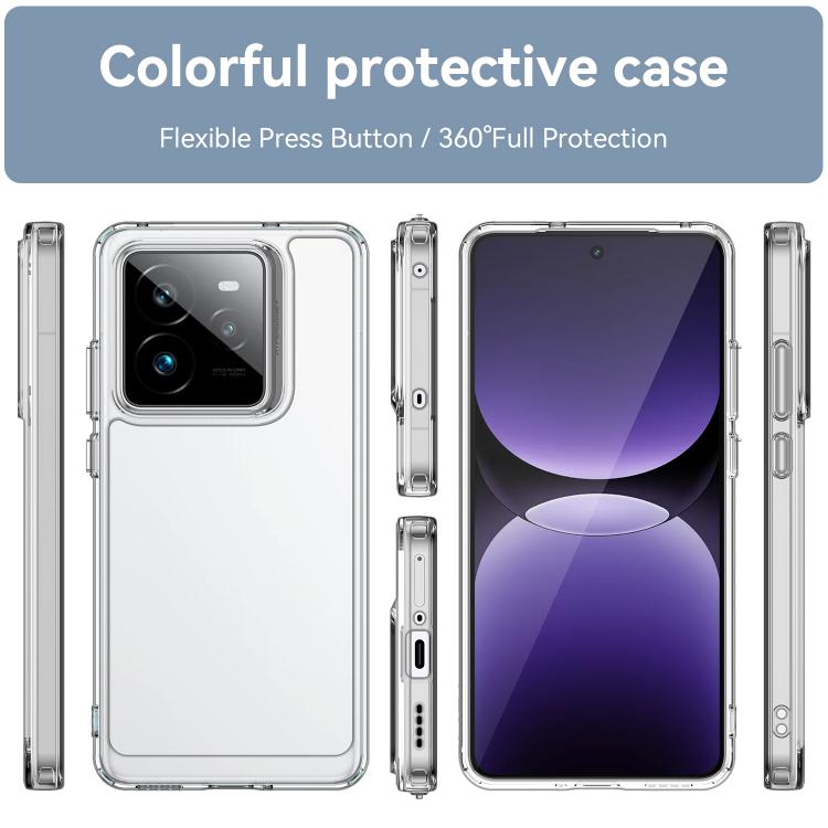 For Realme GT 7 Pro Colorful Series Acrylic Hybrid TPU Phone Case
